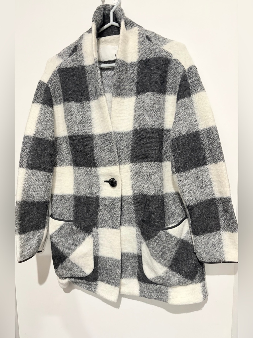 Wilfred lightweight wool/polyester blend coat